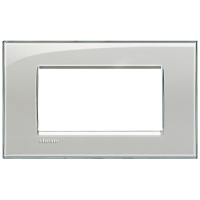 Рамка прямоугольная 4 мод Bticino Living Light Серое небо