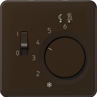 Накладка регулятора теплого пола Jung Коричневый