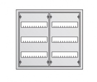 Шкаф с дверцей в нишу 534х560х120, DIN150мм-2ряда/48мод, IP31 / 71707 ABB U