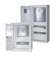 Шкаф металлический навесной 300x310x150мм, 1ряд/12мод, IP54 DEKraft ЩРУН-1/12-IP54