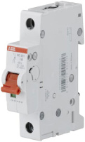Рубильник модульный 1P 40A с красной ручкой ABB SD201