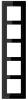 Рамка 5-постовая Jung LS-design Черный (дуропласт)