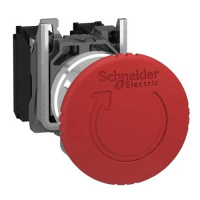 Кнопка аварийного останова и отключения возврат поворотом Schneider Electric