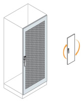 Дверь с перфорацией для серверных шкафов 1800x800мм ABB IS2