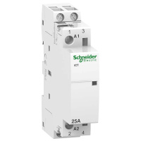 Контактор модульный 25A 230…240V 50Гц 2НО Schneider Electric Acti 9 iCT