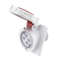 Розетка панельная с наклоном IP67 16А 3P+E 400В DKC