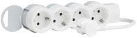 Удлинитель 4 розетки с заземлением с кабелем длиной 5 м Legrand Стандарт
