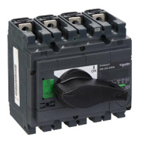 Выключатель-разъединитель, монтаж на плате 4P / с чёрной рукояткой Schneder Electrc nterpact NS250-200A