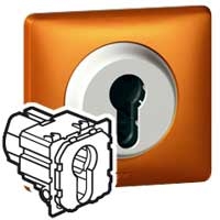 Механизм Выключатель с ключом 2-позиционный 2НО-контакта 6A Legrand Celiane
