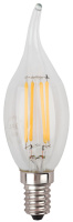 Лампа светодиодная филаментная свеча на ветру E14 170-265В 7Вт 4000К ЭРА