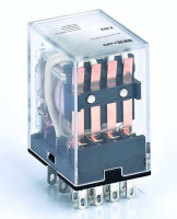 Реле промежуточное 4 конт. с LED инд. 5А 12В AC DEKraft ПР-102