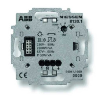 Механизм Выключатель электронный / реле с таймером 10A 2300W 30-300сек ABB NIE
