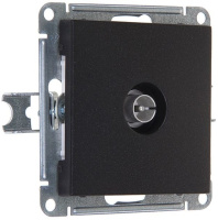 Розетка TV оконечная Wessen 59 Черный бархат