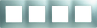 Рамка 4-постовая Legrand Etika Алюминий