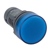 Systeme Electric Лампа сигнальная SB7 моноблочная 22мм синяя LED 24В DC