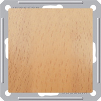 Выключатель 1-клавишный (схема 1) 16A Wessen 59 Бук