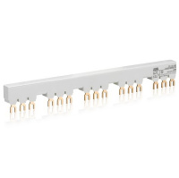 Трехфазная шинная разводка на 65A на 5 аппаратов с 1 доп. бок. конт. ABB