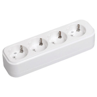 Розетка переносная разборная К04 4 места IEK CLASSIC  Розетка переносная разборная К04 4 места IEK CLASSIC