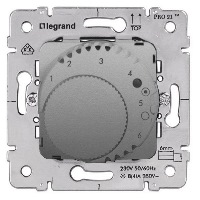 Регулятор теплого пола c LED-индикатором НО-контакт 16A Legrand Galea Life Алюминий