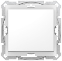Переключатель 1-клавишный 10A IP44 Schneider Electric Sedna Белый