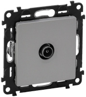 Розетка TV "звезда" Legrand Valena Life Алюминий