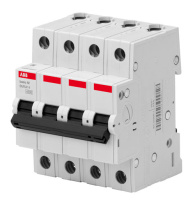 Автоматический выключатель 4P 63A (C) 4,5kA ABB Basic M