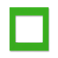 Сменная панель промежуточная на многопостовую рамку зелёный ABB Levit
