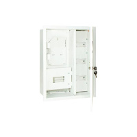 Шкаф металлический для счетчика 3Ф 520х580х165мм, 24 мод., IP31 / белый TDM ЩУРВ-3/24