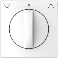Накладка выключателя поворотного для управления приводами жалюзи/рольставней Merten D-Life Белый лотос