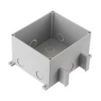 Коробка для люков в пол на 2 поста (45х45мм)+2 модуля (45х22,5) (70025), пластик Экопласт BOX/2+2ST66