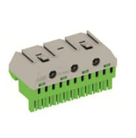 Клеммник самозажимной PE 11x4+3x25мм ZK113G ABB