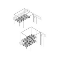 Перегородка горизонт. W=600мм D=900мм ABB