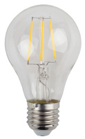 Лампа светодиодная филаментная грушевидная E27 170-265В 5Вт 4000К ЭРА
