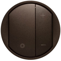 Накладка светорегулятора нажимного Legrand Celiane Графит