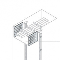 Перегородка вертикальная для шин 200x1000мм ABB IS2