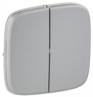 Клавиша 2-ая Legrand Valena Allure Алюминий