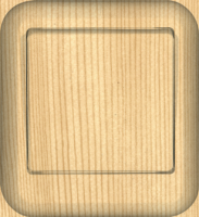 Выключатель 1-клавишный 10A изолир. плата накладной в сборе (DIY) Wessen Прима Сосна