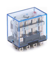 Промежуточное реле 4 конт. с инд. LED 10А 24В AC ПР- DEKraft