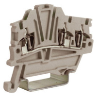 Проходной зажим 1,5 кв.мм синий 1 ввод/2 вывода DKC HMM.1/1+2(Ex)i