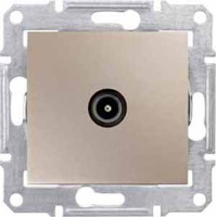 Розетка TV оконечная 1dB Schneider Electric Sedna Титан