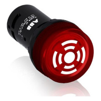 Зуммер CB1-613R с пульсирующим сигналом, с подсветкой, красный, 230 В AC ABB