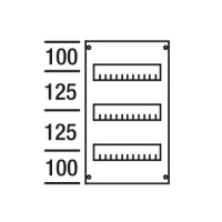 Пластрон с прорезями DIN125мм 450х250мм, 3ряда ABB