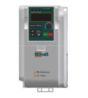 DEKraft Преобразователь частоты DEKV060-0.75/1.5кВт 3 фазы 380В с торм. модулем