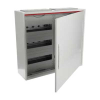 CA23VZEU Шкаф 72 М навесной IP44, 500x550x160 с расстоянием между DIN-рейками 125 мм и винтовыми клеммами N/PE ComfortLine ABB