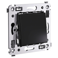 Инвертор одноклавишный в стену, "Avanti", "Черный квадрат" DKC