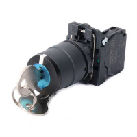 Systeme Electric Переключатель SB5 в сборе модульный 22мм 2поз с возвратом ключ пр-лев 1НО