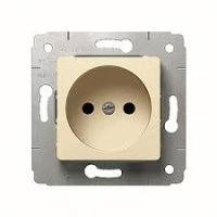 Розетка без заземления Legrand Cariva Слоновая кость