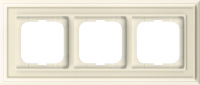 Рамка 3-постовая ABB BJE Династия Слоновая кость