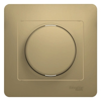 Светорегулятор (диммер) поворотный 300 Вт Systeme Electric Glossa Титан