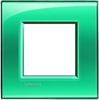 Рамка прямоугольная 2 мод Bticino Living Light Зеленый